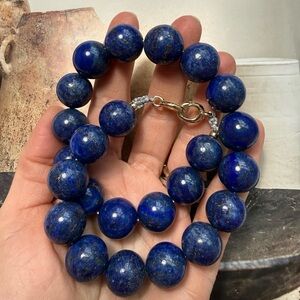 Lapis Lazuli Statement Necklace